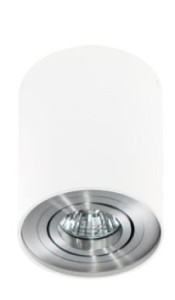 Bross lampa sufitowa 1-punktowa biała/aluminium AZ0781