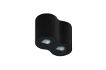 Bross lampa sufitowa 2-punktowa czarna AZ2136