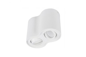 Bross lampa sufitowa 2-punktowa biała AZ0859