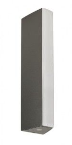 Tin LED kinkiet elewacyjny ścienny 3-punktowy grafit M1401 DG