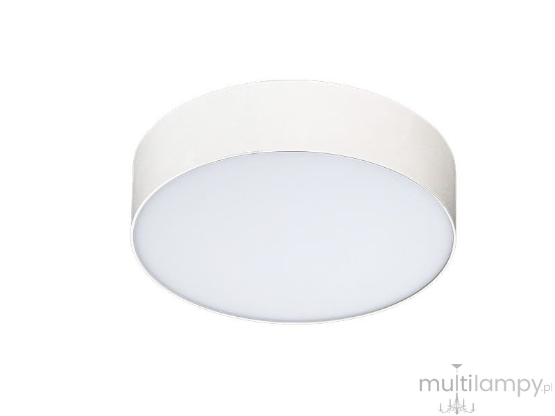 Plafon LED Monza R 22 w kolorze białym, o okrągłym kształcie. Posiada matową, białą osłonę, emitującą światło o temperaturze 4000K. Zamontowany w pozycji sufitowej, idealny do nowoczesnych wnętrz.