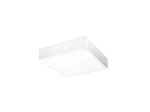 Plafon LED Monza S 40 3000K w kolorze białym, o prostokątnym kształcie. Zawieszony w pozycji poziomej, z matowym kloszem. Wykończenie minimalistyczne, bez widocznych napisów czy zdobień. Idealny do nowoczesnych wnętrz.
