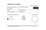 Biały plafon LED Cortona D55 o średnicy 55 mm i wysokości 7,5 mm, wykonany z akrylu i metalu. Zintegrowane źródło światła 3000K, przeznaczone do montażu w pomieszczeniach, z oznaczeniem IP20.