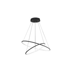 Orion LED lampa wisząca 2-punktowa czarna 508