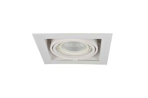 Nova oprawa sufitowa do zabudowy 1-punktowa biała AZ2870