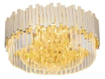 Trend lampa sufitowa 8-punktowa złota C0165