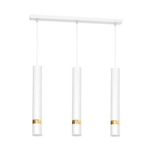 Joker lampa wisząca 3-punktowa biała/złota MLP6082