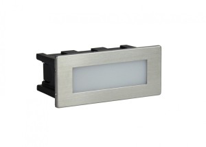 Mur LED Inox lampa zewnętrzna do zabudowy 1-punktowa E 04