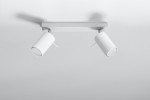 Ring lampa sufitowa (spot) 2-punktowa biała SL.0088