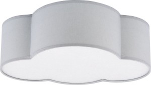 Cloud Mini plafon 2-punktowy szary 3144