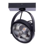 Lugar lampa sufitowa (spot) 1-punktowa czarna  ML5704