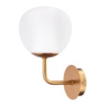 Erich kinkiet 1-punktowy mosiądz MOD221-WL-01-G