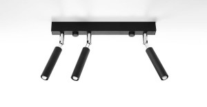 Eyetech lampa sufitowa (spot) 3-punktowa czarna SL.0899