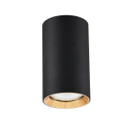 Manacor H13 lampa sufitowa 1-punktowa czarna/złota LP-232/1D - 130 BK/GD