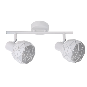 Reus lampa sufitowa (spot) 2-punktowa biała LP-8069/2WS WH