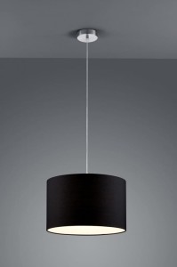 Hotel lampa wisząca 1-punktowa czarna 303300102