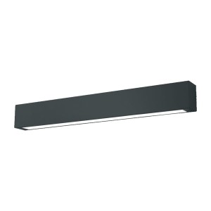 Ibros IP44 kinkiet LED L63/9W/CCT czarny