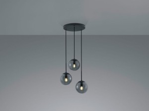 Balini lampa wisząca 3-punktowa antracyt 308590342