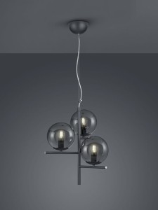 Pure lampa wisząca 3-punktowa antracyt 302000342