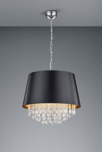 Loreley lampa wisząca 3-punktowa czarna 309300302