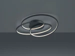 Gale LED lampa sufitowa 1-punktowa czarna 673916032