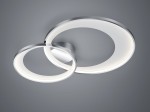 Granada LED lampa sufitowa 2-punktowa chrom/biała 673890206