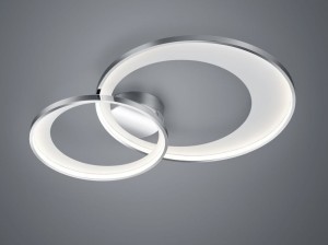 Granada LED lampa sufitowa 2-punktowa chrom/biała 673890206