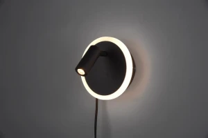 Jordan LED kinkiet 2-punktowy czarny 229210232