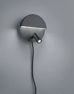 Mario LED kinkiet 2-punktowy czarny 222370232