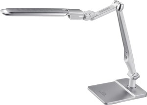 Mica LED lampka biurkowa srebrna 10W/3000-6000K
