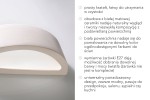 Kinkiet Atena 1-punktowy w ceramicznej obudowie o matowej, białej powierzchni. Prosty, łukowaty kształt, z miejscem na wymienną żarówkę E27. Produkt idealny do personalizacji kolorystycznej, pasujący do różnych wnętrz, takich jak salon czy kuchnia.