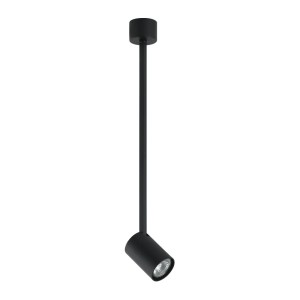Tuka Nero L lampa sufitowa (spot) 1-punktowa czarna