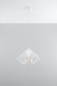 Umberto lampa wisząca 1-punktowa biała SL.0293