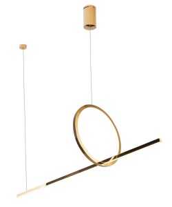 Lozanna LED lampa wisząca 2-punktowa P0390
