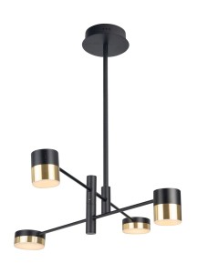 Puma LED lampa wisząca 4-punktowa czarna P0404