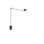 Traker lampa wisząca 1-punktowa czarna 524/1