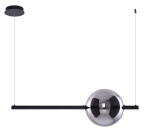 Sandra LED lampa wisząca 1-punktowa czarna AZ3351 