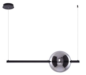 Sandra LED lampa wisząca 1-punktowa czarna AZ3351 
