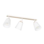 Atlas lampa sufitowa (spot) 3-punktowa biała 724/3