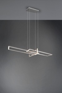 Zenitra LED lampa wisząca 3-punktowa nikiel DL307320310