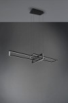 Zenitra LED lampa wisząca 3-punktowa czarna DL332320310