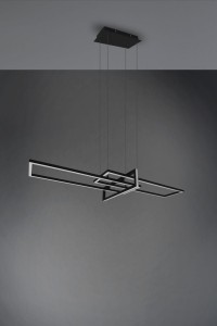 Zenitra LED lampa wisząca 3-punktowa czarna DL332320310