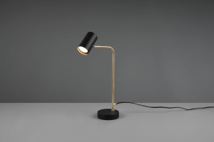 Vantos lampa stołowa 1-punktowa mosiądz/czarna DL108512400