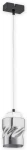 Meru lampa wisząca 1-punktowa czarna/grafit O2961 W1 CZA + CH