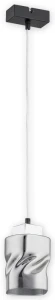 Meru lampa wisząca 1-punktowa czarna/grafit O2961 W1 CZA + CH