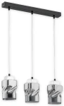 Meru lampa wisząca 3-punktowa czarna/grafit O2963 W3 CZA + CH