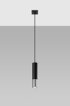 Loopez lampa wisząca 1-punktowa czarna/chrom SL.0940