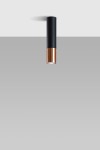 Loopez lampa sufitowa 1-punktowa czarna/miedź SL.0945