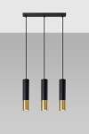 Loopez lampa wisząca 3-punktowa czarna/złota SL.0954
