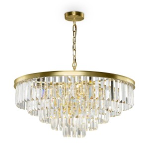 Revero lampa wisząca 12-punktowa mosiądz MOD085PL-12BS